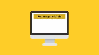 Foto: Rechnungsmerkmale