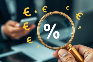 © MANNAN905 - stock.adobe.com Foto: Lupe und Eurosymbole